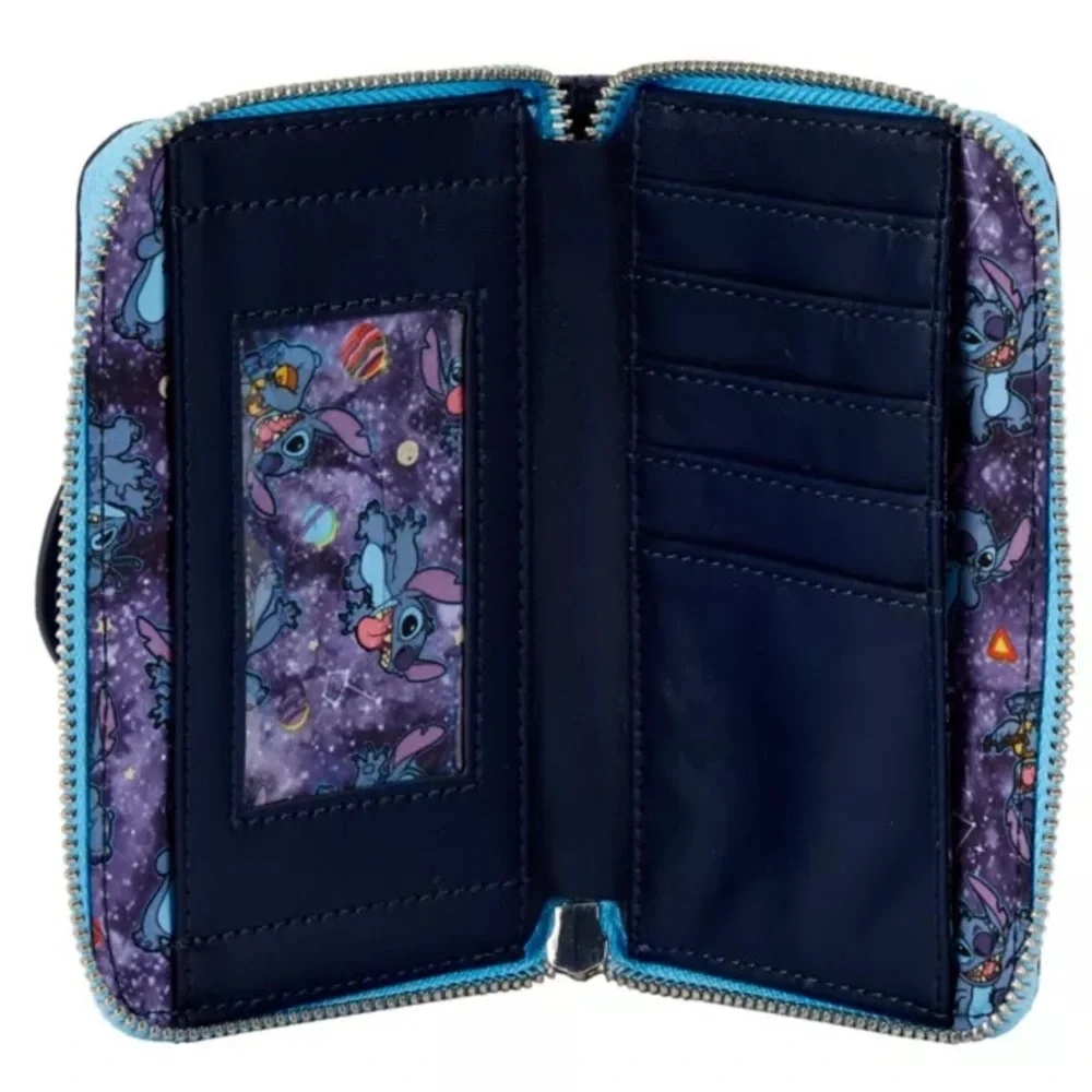 Loungefly Glow in the Dark Space Adventure Zip Wallet NWT
